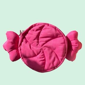 NWT Pink Candy-Shaped Makeup Bag / Purse